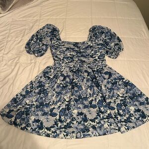 Abercrombie & Fitch Blue and White Floral Dress